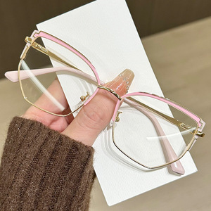 Quá Khổ Thoải Mái Kim Loại Khung Quang Học Unisex Dày Kim Loại Khung Quang Học Nhà Máy Outlet Tuyệt Vời Kim Loại Khung Quang Học - Product Image 1