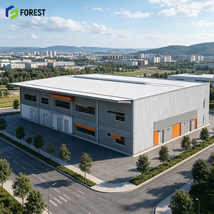 Taller Industrial Pesado de Acero Modular Pre-fabricado, Edificio Prefabricado de Planta Industrial de Gran Envergadura - Product Image 1