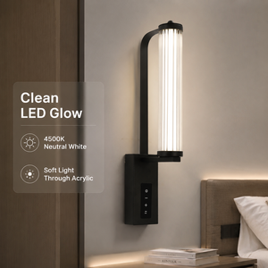 Modern Acrylic LED Wall <b>Light</b> 4W CCT Selectable Metal Frame For Bedroom Living Room Corridor Hotel 3000K 4500K 6000K - Product Image 3