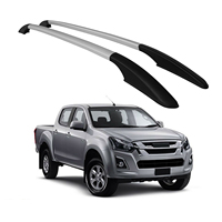 Autoteile Top Dacht räger Seitens chienen Stangen Silber Set Gepäckträger für isuzu dmax 2014 2012-2016