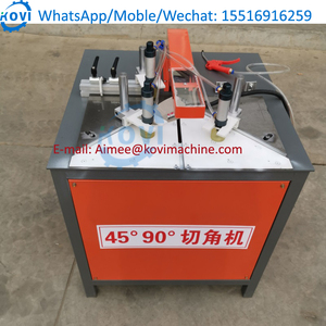 Coupeur d'angle réglable hydraulique à grande vitesse entaillant la découpeuse d'angle en métal de l'aluminium 45 degrés 90 degrés - Product Image 5