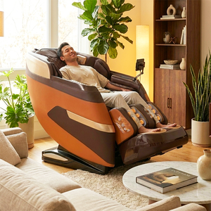 OYEAL Modern <b>Zero</b> <b>Gravity</b> <b>Chair</b> Shiatsu Musical Function Body Stretching Relaxation PU Leather CE ROHS - Product Image 4