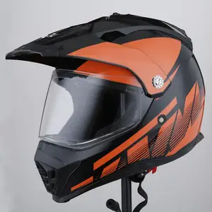 helmet fashion design DOT approved cross helmet casco with double visor motorcycle accesory