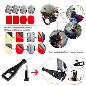HONGDAK Kit <span class=keywords><strong>de</strong></span> Accesorios para Cámara <span class=keywords><strong>de</strong></span> Acción 26 en 1 para <span class=keywords><strong>GoPro</strong></span> Hero e Insta360, Kit Combinado <span class=keywords><strong>de</strong></span> Accesorios Universales para Cámaras Deportivas - Product Image 6