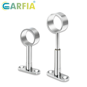 Supporto per palo appeso per <span class=keywords><strong>armadio</strong></span> moderno semplice di vendita caldo per supporto per palo per <span class=keywords><strong>armadio</strong></span> in tubo da 16*30mm supporto per tubo in lega di zinco - Product Image 6