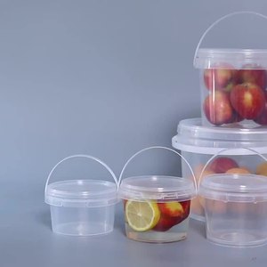 CHENXI Venta Directa de Fábrica, Kit de Slime en Mini Cubo de Plástico Transparente de 150 ml con Tapas y Asas para Manualidades Educativas y Juego Antiestrés - Product Image 6