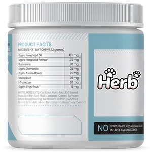 กลูโคซามีน คอนดรอยติน อาหารเสริมบำรุงข้อต่อสำหรับสุนัข - ย่อยง่าย ปราศจากธัญพืช ชนิดเคี้ยวเนื้อนุ่ม บรรเทาอาการปวดสะโพกและข้อต่อ - Product Image 5