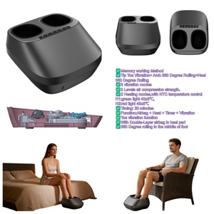 Healthpal 360 °   Massaggiatore per Piedi con Airbag a Doppio Strato e Funzione di Rotazione, <span class=keywords><strong>Massaggio</strong></span> del <span class=keywords><strong>Tallone</strong></span> con Airbag Completo - Product Image 1