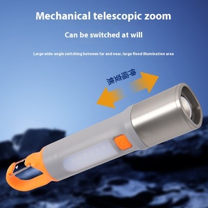 Siêu Sáng USB Kính Thiên Văn Tập Trung <span class=keywords><strong>LED</strong></span> Đèn Pin Đa Chức Năng Cho Nhà Ngoài Trời Khẩn Cấp Cắm Trại Nhà Máy Trực Tiếp Bán Hàng ABS - Product Image 3