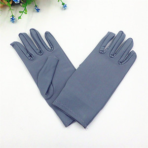 Gants de cyclisme en spandex pour femmes Fulishu, couleur unie, élastiques, pour l'été, pour adultes - Product Image 5
