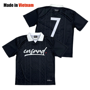 Maillots de football vintage streetwear personnalisés, polos de football en polyester respirant à séchage rapide pour hommes - Product Image 1