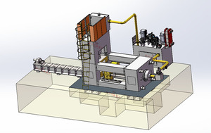 Machine de forgeage <span class=keywords><strong>horizontale</strong></span> hydraulique à économie d'énergie <span class=keywords><strong>Presse</strong></span> automatique pour pièces forgées localement renversées avec récipient à pression centrale - Product Image 3