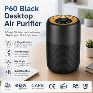 Purificateur d'air compact pour bureau, élimination efficace des allergènes, idéal pour petites chambres, chambres d'enfants, usage domestique quotidien, vente en <span class=keywords><strong>gros</strong></span> - Product Image 2