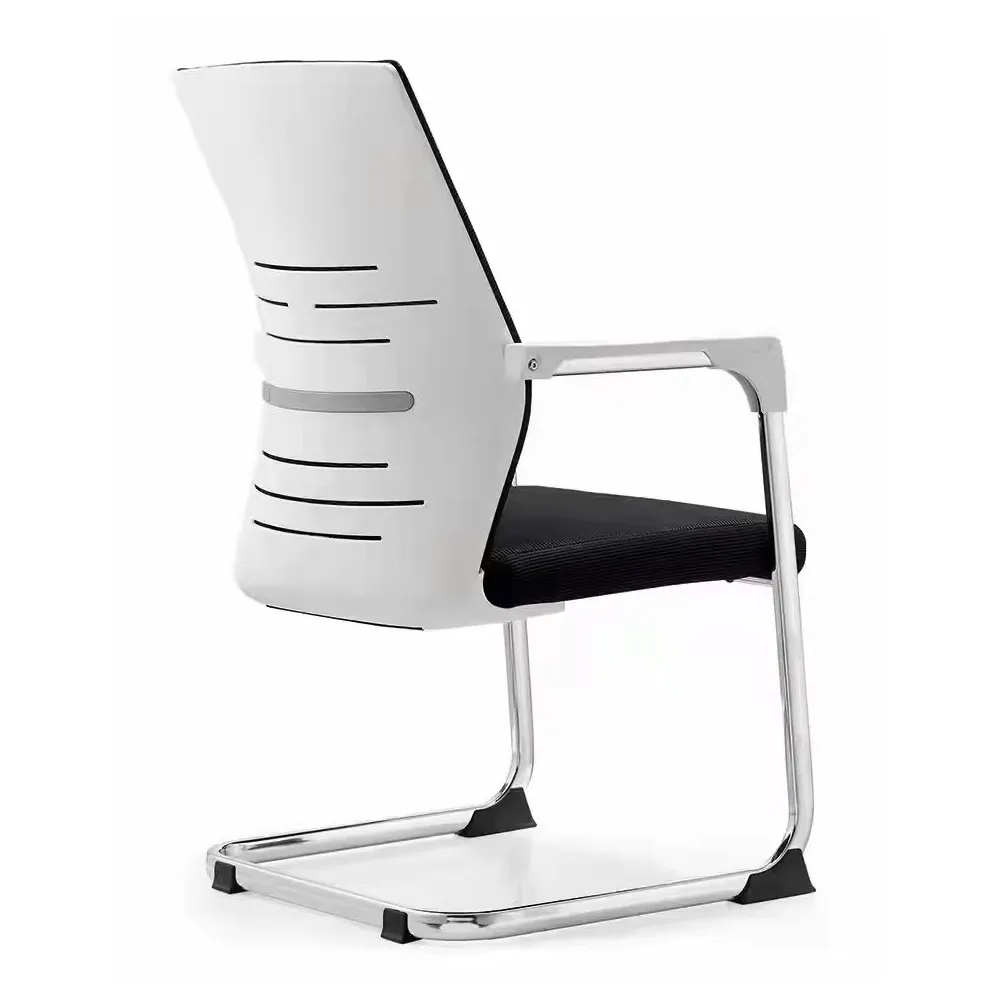 Chaise de bureau ordinateur tâche maille bureau fix chrome accoudoir bureau visiteur chaise sans roue