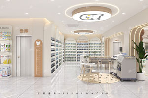 BBC011 Design de boutique pour bébés de style coréen, présentoir de vêtements pour bébés pour l'espace de vente au détail Ernity & Baby - Product Image 6