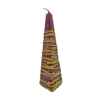 Bougies de cire de paraffine parfumées à la main en forme de pyramide en vrac pour les occasions de Diwali et de la fête des pères