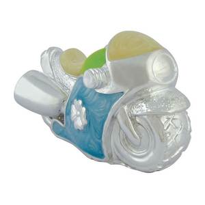 Jouet de bain pour enfant en forme de grosse moto colorée - Product Image 2