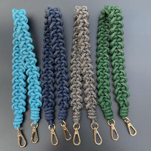 Tali Tas Anyaman Berhias Berlian Imitasi 27,5 Inci, Tali Tas Tangan Buatan Tangan Berkilau, Tali Tas Kristal untuk Tas - Product Image 2