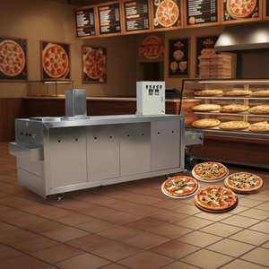 Horno Automático de Alta Capacidad para Pan Pita, Mini Horno <span class=keywords><strong>Egipcio</strong></span> con Cinta Transportadora, Máquina Eléctrica para Hacer Roti, Chapati, Tortilla, para Restaurantes y Hoteles - Product Image 2