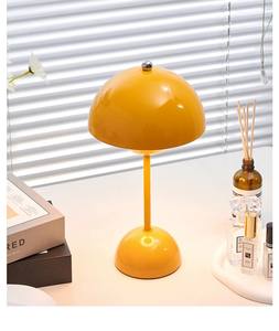 Sonno carino Led visione notturna luce luce <span class=keywords><strong>notte</strong></span> letto lampada Mini portatile fungo giallo caldo tavolo lettura notturna luce moderna - Product Image 6