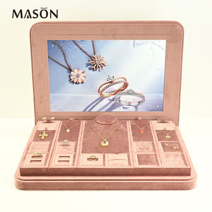 Support <span class=keywords><strong>de</strong></span> présentation <span class=keywords><strong>de</strong></span> bijoux <span class=keywords><strong>de</strong></span> luxe Mason, support <span class=keywords><strong>de</strong></span> présentation en PU, support <span class=keywords><strong>de</strong></span> présentation <span class=keywords><strong>de</strong></span> bijoux, magasin, bracelet, collier, bague, boucles d'oreilles, ensemble complet - Product Image 1