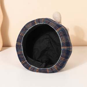 Nuevo Sombrero de Pintor para Invierno, Boina Versátil, Gorra Plana Retro, Sombrero para el Sol, Sombrero Negro de Moda que Estiliza el Rostro - Product Image 5