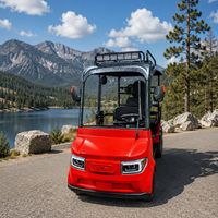 Voiturette utilitaire électrique SumEV 2026 60V 4 places pour patrouille, autonomie 30-50 km, éclairage LED, certifiée CE, idéale pour la gestion des propriétés de campus et communautés