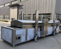 Ligne de production de pasteurisation à basse température en bain-marie continu industriel 3000*800, pasteurisateur alimentaire en acier inoxydable 304
