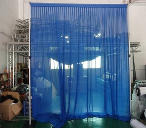 Wedding Chiffon Curtains Backdrop <b>Adjustable</b> Pipe and Drape Durable Backdrop Stand For Events - Product Image 4