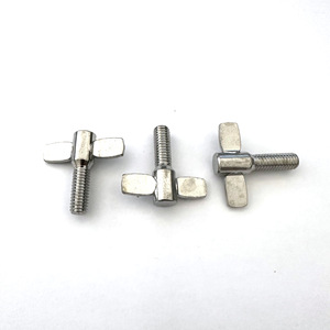Tornillo Mariposa M6 M8 Métrico de Acero al Carbono para Ajuste Manual, Uso en la Industria de la Construcción - Product Image 1