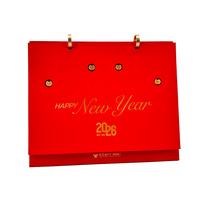 Fabricant de Calendriers de Bureau 2026 – Nouvel An – Créatif, Simple, Boutique, Cahier Hebdomadaire Personnalisé avec Logo