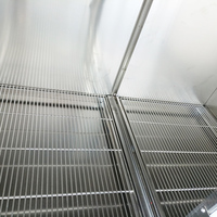 Cage d'élevage vétérinaire respirante en acier inoxydable avec motif solide pour chats pour animaleries