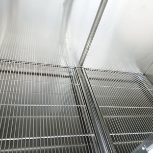 กรงสุนัขสแตนเลสแบบทันสมัยสำหรับร้านขายสัตว์เลี้ยงตู้เลี้ยงสุนัขกรงสัตว์เลี้ยงทำจากสัตวแพทย์ระบายอากาศได้มีลวดลายแข็ง - Product Image 4