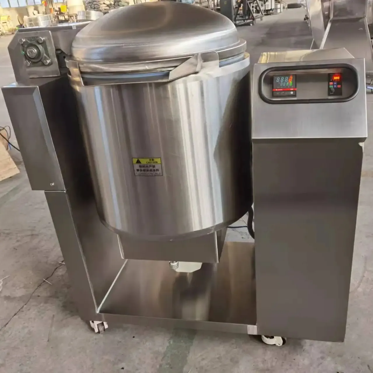 Machines Voor Voedsel En Drank 100l Waterkoker Met Elektrische Oliemantel En Roerwerk