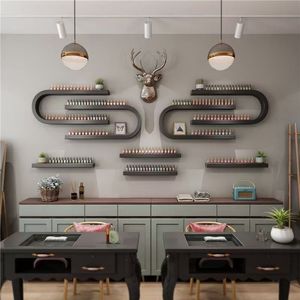 Estante de Pared en Forma de U de Hierro para Exhibición de Uñas, con Diseño Moderno y Duradero, para Almacenamiento y Exhibición en Salones de Belleza - Product Image 6