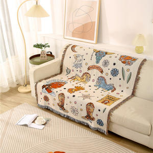 गर्म बिक्री देशी अमेरिकी रेगिस्तान बुना हुआ कंबल कस्टम समर्थन हैंडबुने सोफे फेंक पिकनिक शिविर घर सजावट कंबल - Product Image 3