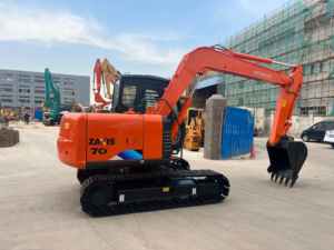 Miniexcavadora Usada Hitachi Zx70 de 7 Toneladas de Capacidad, Excavadoras Pequeñas de Segunda Mano Hitachi Zax70 Zax60 - Product Image 5