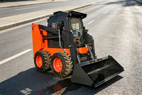 Mini-chargeuse compacte professionnelle certifiée CE pour la construction agricole et paysagère efficace