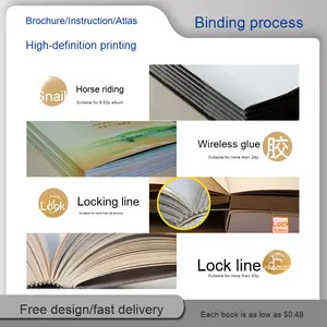 Custom A5 Art <span class=keywords><strong>Album</strong></span> stampa Brochure Design campione di produzione materiali didattici azienda libro di stampa personalizzato per la stampa personalizzata - Product Image 5