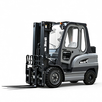 Chariot élévateur électrique MORDI CPD 5 tonnes, 80V, levage 5m, moteur AC, zéro émission, batterie lithium, certifié CE pour les opérations en usine