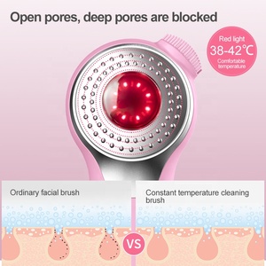 Brosse nettoyante électrique rechargeable en silicone pour le visage, étanche, outil de soin de la peau, instrument de <span class=keywords><strong>nettoyage</strong></span> du visage - Product Image 6