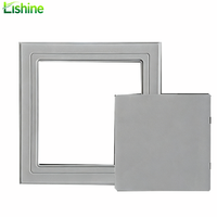 Panneau d'accès carré moderne en plastique ABS, ignifuge, auto-adhésif, sans perçage, durable, installation facile, taille personnalisée pour entrepôt