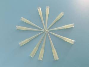 Embouts de pipetteur liquide universels en plastique scientifique jaunes 200 µl - Product Image 3