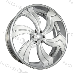 Juego de 2 Rines Billet Pulidos y Retorcidos de 24x9, 24x14, 26x10, 26x14, 6x135, 6x139.7 para Ford F-150 y Chevy Silverado - Product Image 3