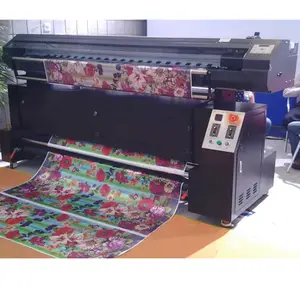 Machine d'impression de drapeau numérique directe imprimante de sublimation de colorant de tissu de bannière 1.8m