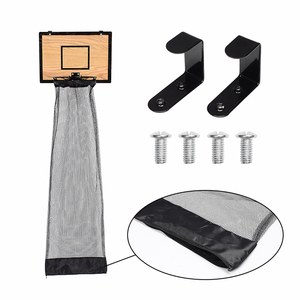 <span class=keywords><strong>Canestro</strong></span> da <span class=keywords><strong>basket</strong></span> in <span class=keywords><strong>legno</strong></span> personalizzato per bambini, da interno, con cesto portabiancheria e portaoggetti per giocattoli da camera - Product Image 5