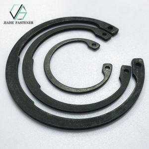 Anneaux de retenue internes Circlips Rondelles de blocage internes noires Anneau de retenue de type normal pour alésages GB893 DIN472 DIN471 - Product Image 6