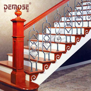 Reja <span class=keywords><strong>de</strong></span> Hierro Forjado Moderna, Enrejado, Barandilla <span class=keywords><strong>de</strong></span> Hierro Ornamental <span class=keywords><strong>Española</strong></span>, Escaleras, Hotel, Apartamento, Instalación DIY, Acero al Carbono - Product Image 4