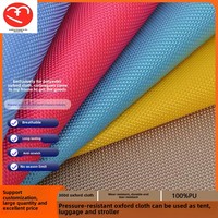 Tissu Oxford 300D en polyester enduit de PU, PVC, TPU, coupe-vent, imperméable et respirant pour poussette, tente, voiture, canapé, sac, sac à dos