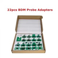 Último modelo de marco BDM LED con 22 adaptadores, juego completo de mesa BDM para programador de ECU KTAG KESS Fgtech, probador de chip ECU y flasher.